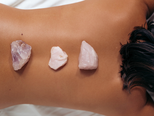 crystal healing woman