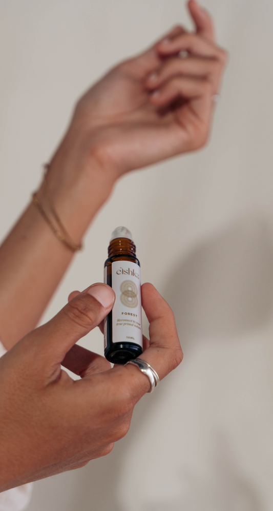 Forest Roller - Elshka, Natural Beauty, Vegan Beauty, Vegan Skincare, Non Toxic, Feminine Wellness, Vegan beauty brand, Wellness brand, Feminine Care, Intimacy products, Women's intimate products
